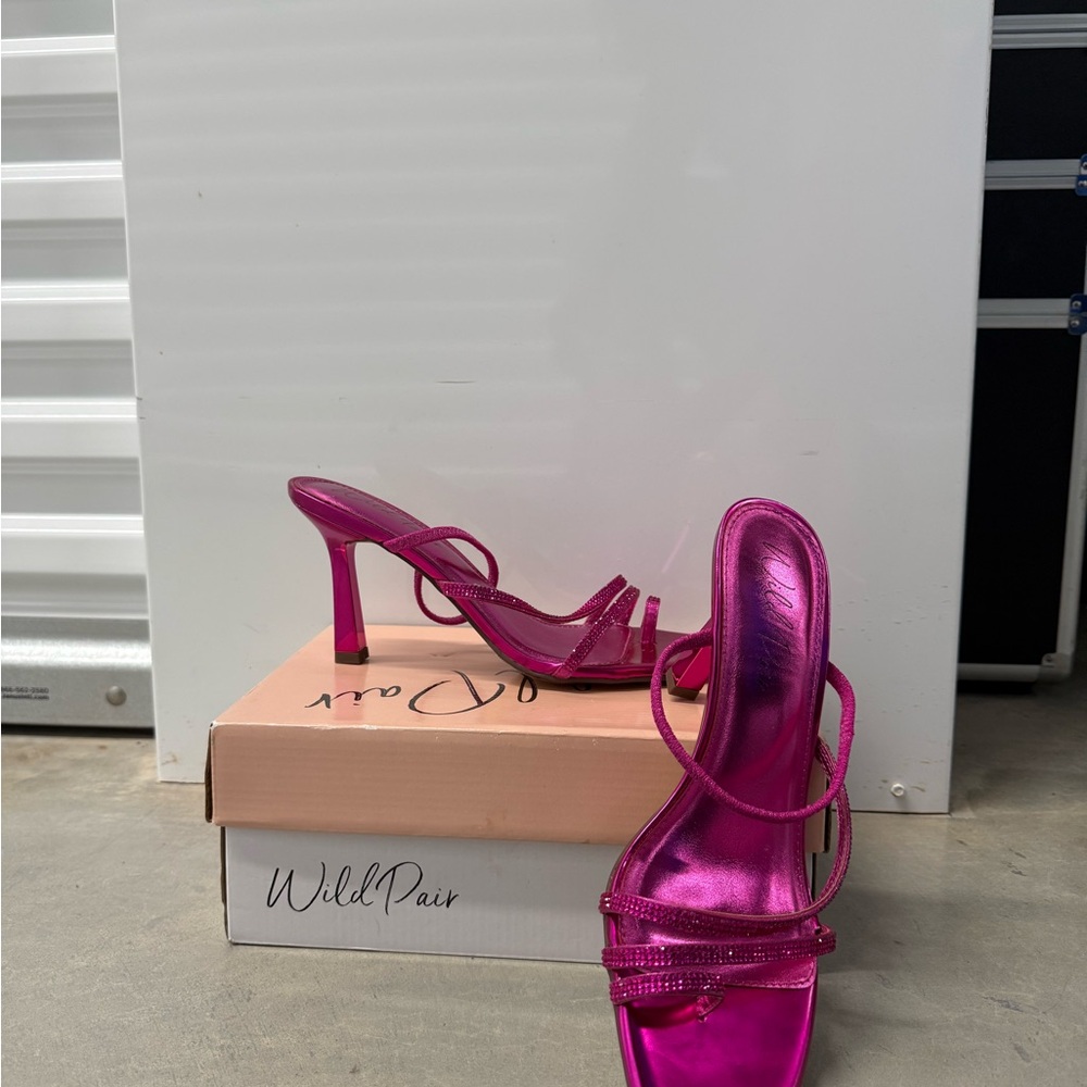 Wild Pair Fuchsia Strappy Heels